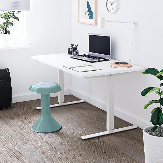 ECR4Kids ACE Active Core Engagement Wobble Stool, 18-Inch Seat Height, Flexible Seating, Seafoam