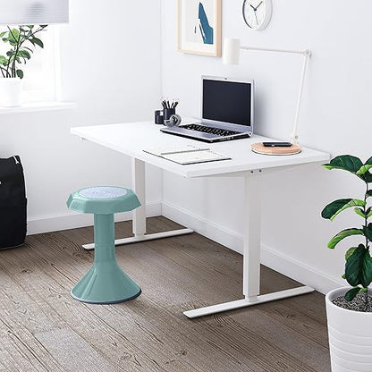 ECR4Kids ACE Active Core Engagement Wobble Stool, 18-Inch Seat Height, Flexible Seating, Seafoam