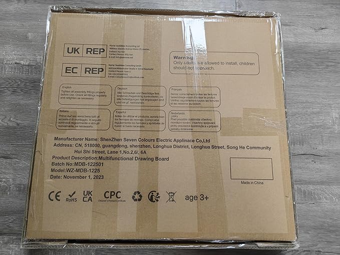 Kids Easel Wooden Marble Run for Kids, 4-in-1 Toddler Art Easel for Kids 3+ Painting Station Stand Drawing, Double-Sided 6 Heights Black Chalkboard Magnetic Whiteboard Paper Roll Holder