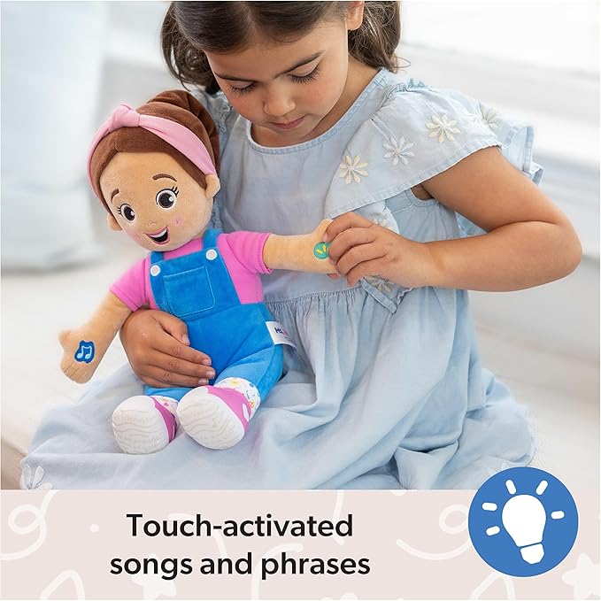 Ms. Rachel Official Speak & Sing Doll, 16” Tall Interactive Toy with 4 Songs & 16+ Phrases, Toddler Toys for Girls & Boys Ages 6 Months to 3+ Years.