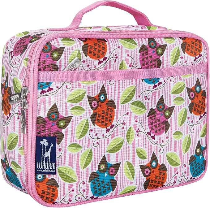 Wildkin Lunch Box Girls, One Size, Owls