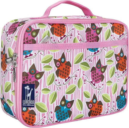 Wildkin Lunch Box Girls, One Size, Owls