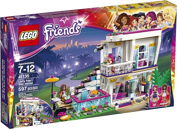 LEGO Friends Livi's Pop Star House Building Kit (597 Piece)