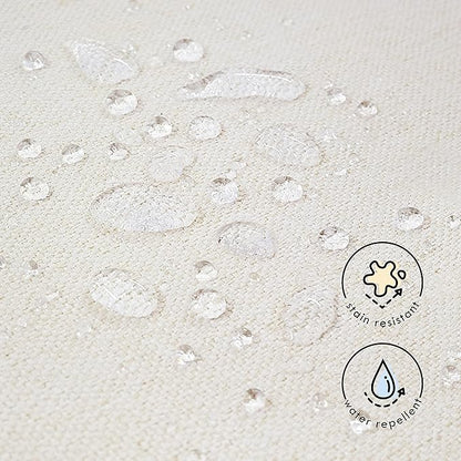 DaVinci Penny Recliner and Swivel Glider in Performance Cream Eco-Weave, Water Repellent & Stain Resistant, CertiPUR-US Certified