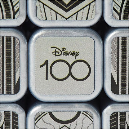 Rubik’s Cube, Disney 100th Anniversary Metallic Platinum 3x3 Cube, Fidget Toys Adults, Mickey Mouse Toys, Disney Toys for Adults & Kids Ages 8+