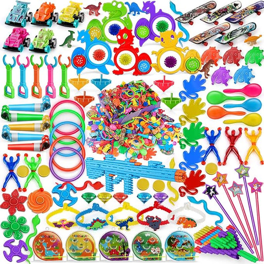 Amy&Benton 200PCS Little Toys for Kids School Prizes for Kids Toys Bulk Party Favors Gifts Treasure Box Toys