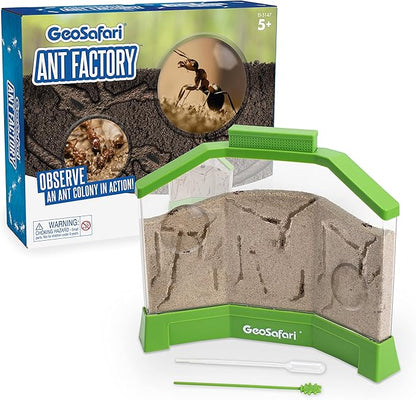 Educational Insights GeoSafari Ant Factory with Sand, Watch Live Ants, STEM Learning Toy, Ages 5+, Large