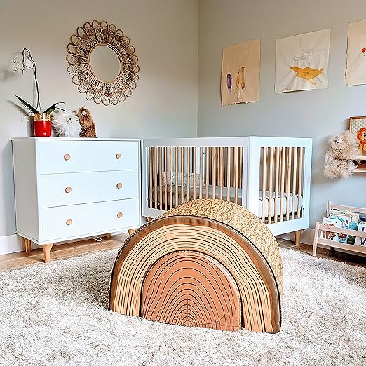 ECR4Kids SoftZone Tree Tunnel and Climber, Toddler Playset, Chocolate, 2-Piece