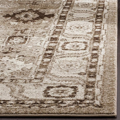 SAFAVIEH Vintage Hamadan Collection Runner Rug - 2'3" x 12', Taupe, Oriental Traditional Persian Design, Non-Shedding & Easy Care, Ideal for High Traffic Areas in Living Room, Bedroom (VTH214T)