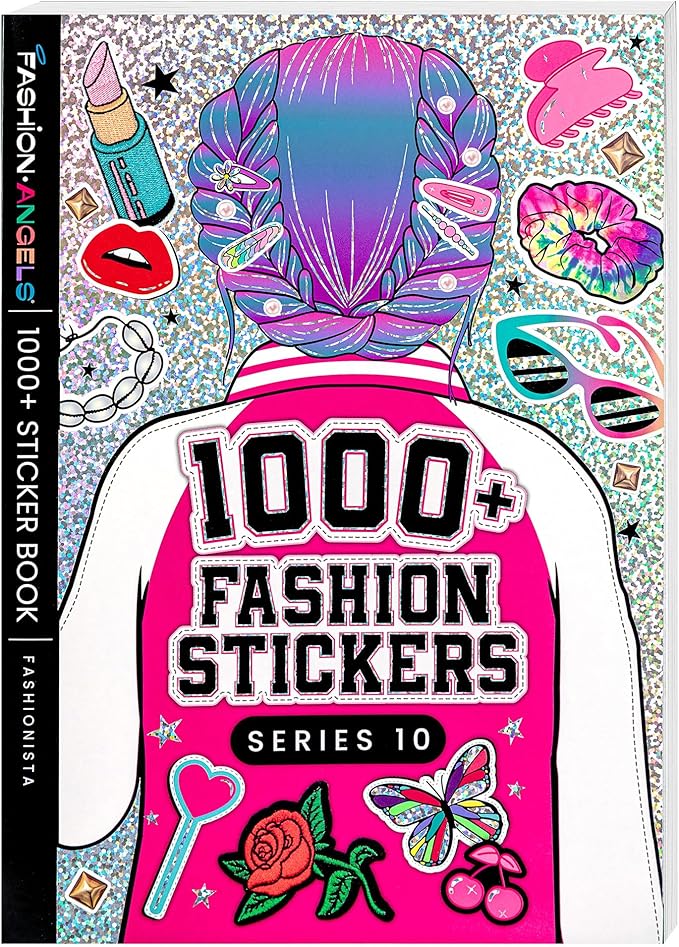 Fashion Angels Fashion Sticker Book - Includes 1000+ Stickers and 5 Sticker Collector Pages - Design Outfits, Accessorize Notebooks and Get Inspired - Ages 8 and Up