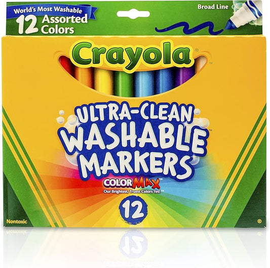 Crayola Ultra Clean Markers 12ct