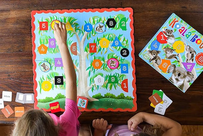 eeBoo: Koala Bounce Board Game, Develops Shape and Number Recognition for Children, a Basic Skills Board Game, Great for Ages 3 and up