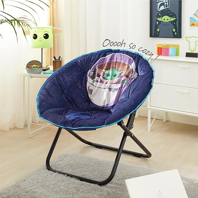 Idea Nuova Foldable Saucer Chair, Star Wars Mandalorian