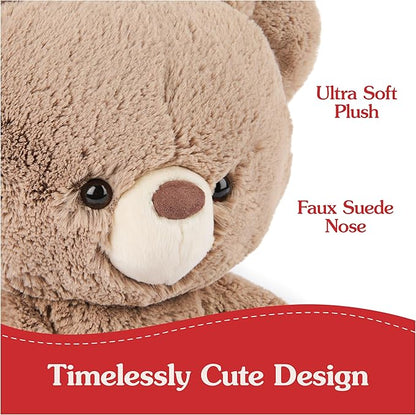 GUND Kai Teddy Bear Plush Toy, Premium Stuffed Animal for Ages 1 and Up, Taupe, 12”