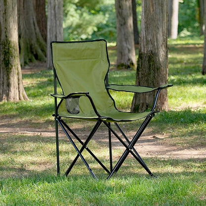 CAMP & GO Portable Max Quad Camping Cup Holders and Carrying Bag Chair