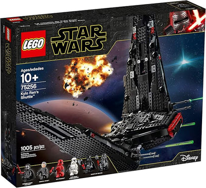 LEGO Star Wars: The Rise of Skywalker Kylo Ren’s Shuttle 75256 Star Wars Shuttle Action Figure Building Kit (1,005 Pieces)
