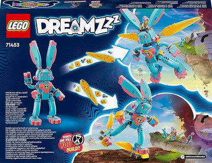 LEGO 71453 DREAMZzz Izzie and Bunchu The Rabbit, Building Figure with Rollers, 2 Construction for Imaginative Game Based on TV Series, Animal Toys for Children, Boys, Girls from 7 Years Old