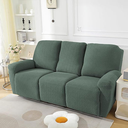 NORTHERN BROTHERS Recliner Sofa Covers 3 Seater, Reclining Sofa Cover 3 Seater, Couch Covers for Reclining Sofa, Couch Cover for Recliner Sofa 3 Seat, Recliner Sofa Covers, Light Green
