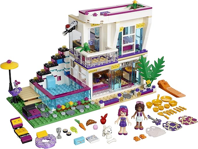 LEGO Friends Livi's Pop Star House Building Kit (597 Piece)