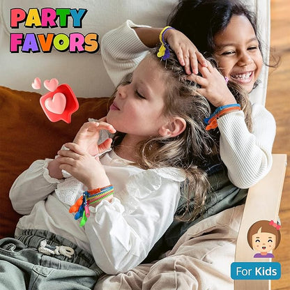 UpBrands 96 Bubbles Party Favors For Kids, Upgraded Fidget Pop-it Zipper Bracelets, Stress Relief and ADHD Fidget Toys For Kids, Kit For Goodie Bag
