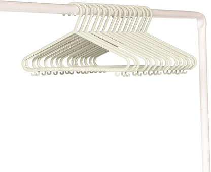 3 Sprouts Wheat Straw Plastic Hangers - 30-Pack Eco-Conscious Toddler Hangers for Child & Baby Clothes, Coats - Kid Closet Hangers Ideal for Small Girls, Boys, Children & - Speckled Green