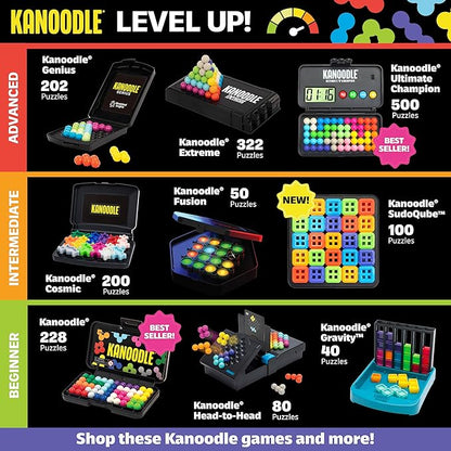 Educational Insights Kanoodle Head-to-Head - 3D Brain Teaser Puzzles for Kids, Teens & Adults, Challenging 2-Player Mind Games, Travel Game, Logic Puzzle Games & Gifts for Boys & Girls Ages 7+