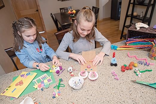 Creativity Street Premium Wood Craft Sticks, Natural, Pack of 1000, 4-1/2 X 3/8 X 1/2 in