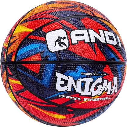 AND1 Mini Basketball 3 Pack Set for Kids (Deflated w/Pump Included): - Size 3 7-Inch Premium Youth Size Basketballs, Easy to Grip