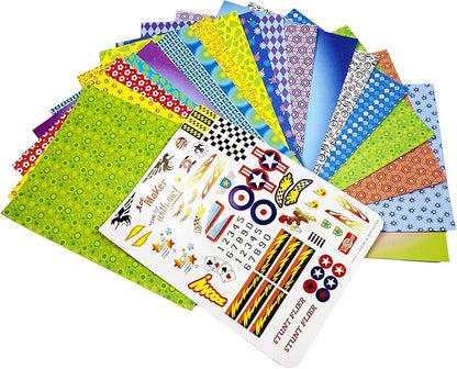 Bendon TS Shure Paper Airplanes Mini Activity Tin with 20 Paper Airplanes and Sticker Sheet 50435