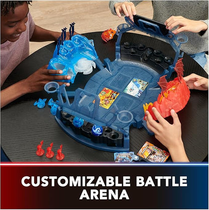Bakugan Ultimate Battle Arena Playset with Special Attack Dragonoid, Octogan, Hammerhead Customizable, Spinning Action Figures and Playset, Kids Toys for Boys and Girls 6 and up