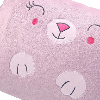 Saint Eve Kids Pillow Pals - Cute & Super Soft Animal Friends Decorative Fluffy Pillow Covers for Girls and Boys & Toddlers Beds, Playroom and Nap Time, Sensory Toys for Kids, Floppy The Bunny