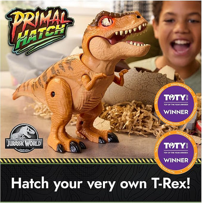 Jurassic World Interactive Toy Dinosaur & Egg, Hatch & Train Your own Baby Dino with 100+ Sounds & Reactions, Kids Toys for Boys & Girls Aged 5 & Up