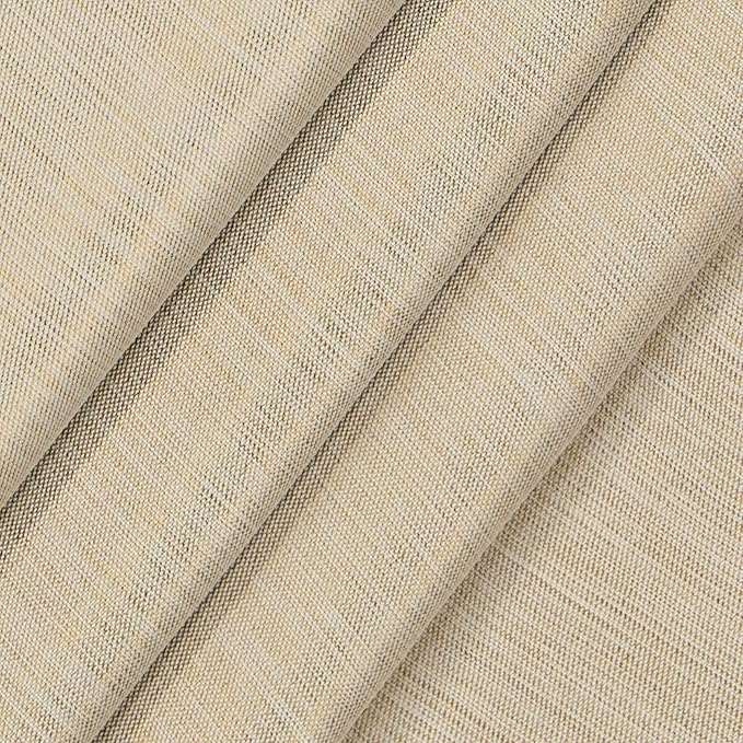 Eclipse Fresno Modern Blackout Thermal Rod Pocket Window Curtain for Bedroom (1 Panel), 52 in x 108 in, Wheat