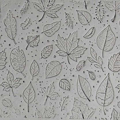 Floral Foliage Collection 4-Pack Clay Texture Rollers (4") - Seamless Meadow Set #01 - Embossing Pattern Rollers for Polymer & Ceramic Clay, Pottery & Crafts