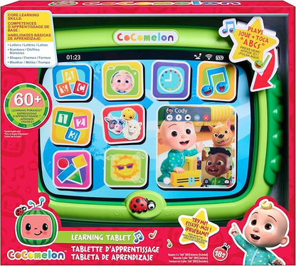 Just Play CoComelon Learning Tablet, 60+ Learning Phrases, Sing-Along to The “The Alphabet Song, Kids Toys for Ages 18 Month