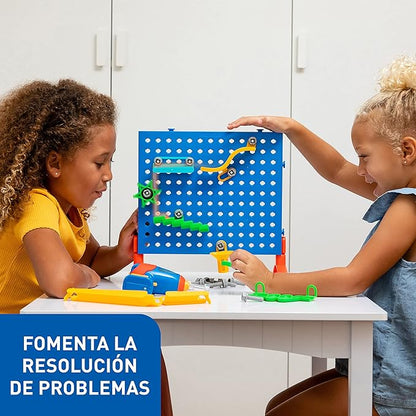 Educational Insights Design & Drill Marble Maze, Marble Run STEM Toy, Over 50 Pieces, Ages 5+