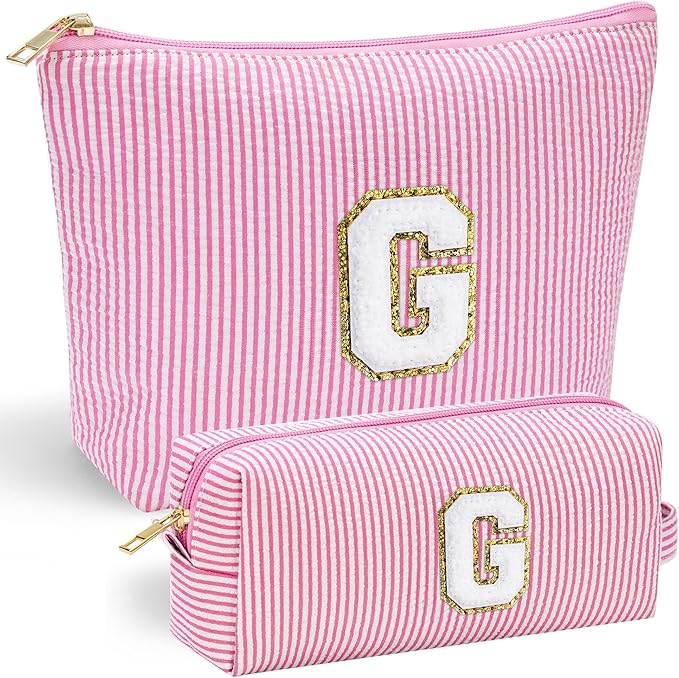 YOOLIFE Birthday Gifts for Women Kids Teen Girls Makeup Bag Cosmetic Bag Travel Toiletry Bags Birthday Gifts Girlfriend Gift Friend Gifts for Women Her Pink G