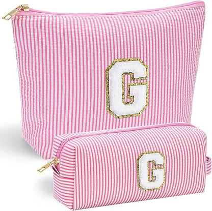 YOOLIFE Birthday Gifts for Women Kids Teen Girls Makeup Bag Cosmetic Bag Travel Toiletry Bags Birthday Gifts Girlfriend Gift Friend Gifts for Women Her Pink G