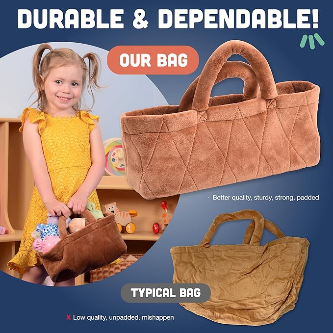 Creative Minds Basket of Babies Soft Baby Dolls, Sensory Toys, Multicultural, Diversity, Inclusion and Social Emotional Learning, Baby Toys for All Ages, Set of 6 Plush Dolls, Multicolor