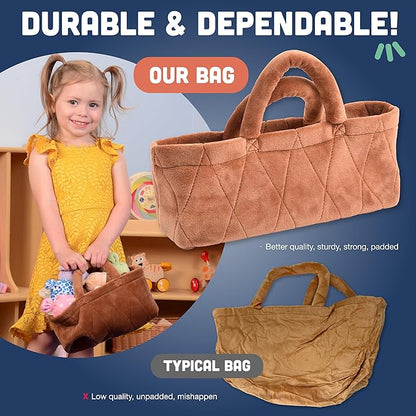 Creative Minds Basket of Babies Soft Baby Dolls, Sensory Toys, Multicultural, Diversity, Inclusion and Social Emotional Learning, Baby Toys for All Ages, Set of 6 Plush Dolls, Multicolor