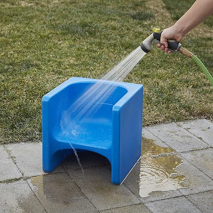 ECR4Kids Tri-Me 3-In-1 Cube Chair, Kids Furniture, Blue