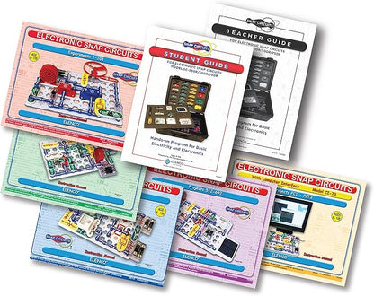 Snap Circuits Extreme SC-750R Electronics Exploration Kit + Student Training Program with Student Study Guide | Perfect for STEM Curriculum