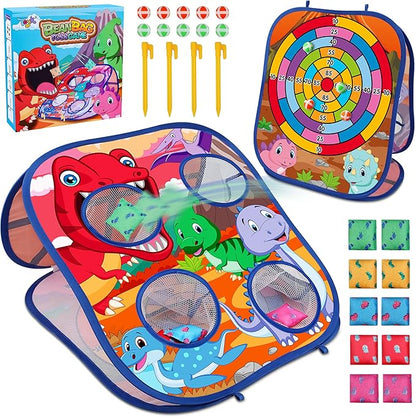 Animal Bean Bag Toss Game Toy Outdoor Toss Game, Family Party Party Supplies for Kids, Gift for Boys Birthday or Christmas for Toddlers Ages 3 4 5 6 Year Old