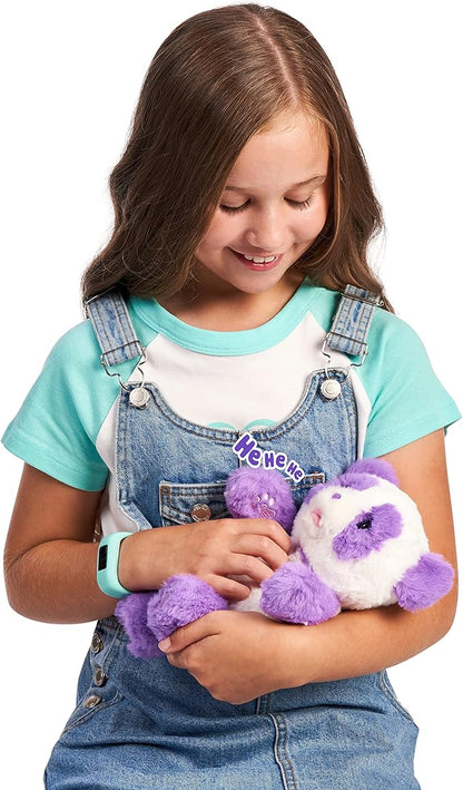 Little Live Pets WODJ4 Cozy Dozys: Petals The Panda | Interactive Plush Toy Panda. 25+ Sounds and Reactions. Magical Eye Movement. Blanket, Pacifier for Kids Ages 4+, Multicolor (26400)