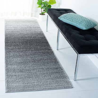 SAFAVIEH Adirondack Collection Runner Rug - 2'6" x 8', Grey & Dark Grey, Modern Ombre Design, Non-Shedding & Easy Care, Ideal for High Traffic Areas in Living Room, Bedroom (ADR142H)