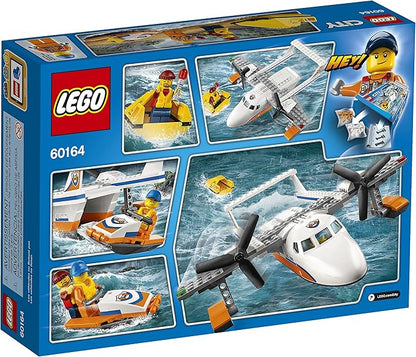 LEGO City Coast Guard Sea Rescue Plane 60164 Building Kit (141 Piece)