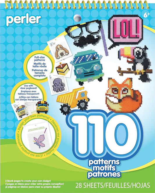 Perler Beads Pattern Pad and Idea Book, 28 pgs