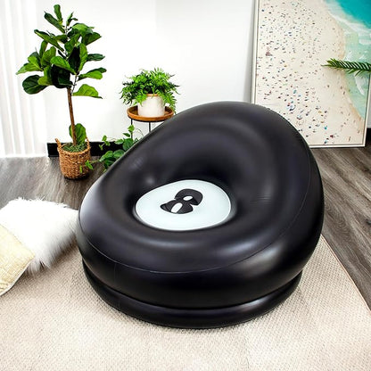 Air Candy Inflatable 8 - Ball Chair - It's a Comfortable seat as Well as a Stylish Addition to Your Game Room, Dorm Room or Anywhere to use Both Indoors & Outdoors.
