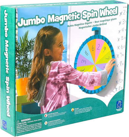 Educational Insights Jumbo Magnetic Spin Wheel - Magnetic Spinner for Classroom Games, Teacher and Classroom Supplies