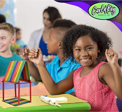 Arts and Crafts Supplies Kit for Kids - Boys and Girls Age 4 5 6 7 8 Years Old - Toddler Art Set Activity Materials - Great for Preschool and Kindergarten Crafting Project - Carl & Kay